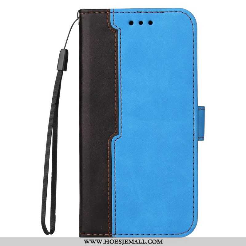 Folio-hoesje voor Samsung Galaxy M32 Twee Toon