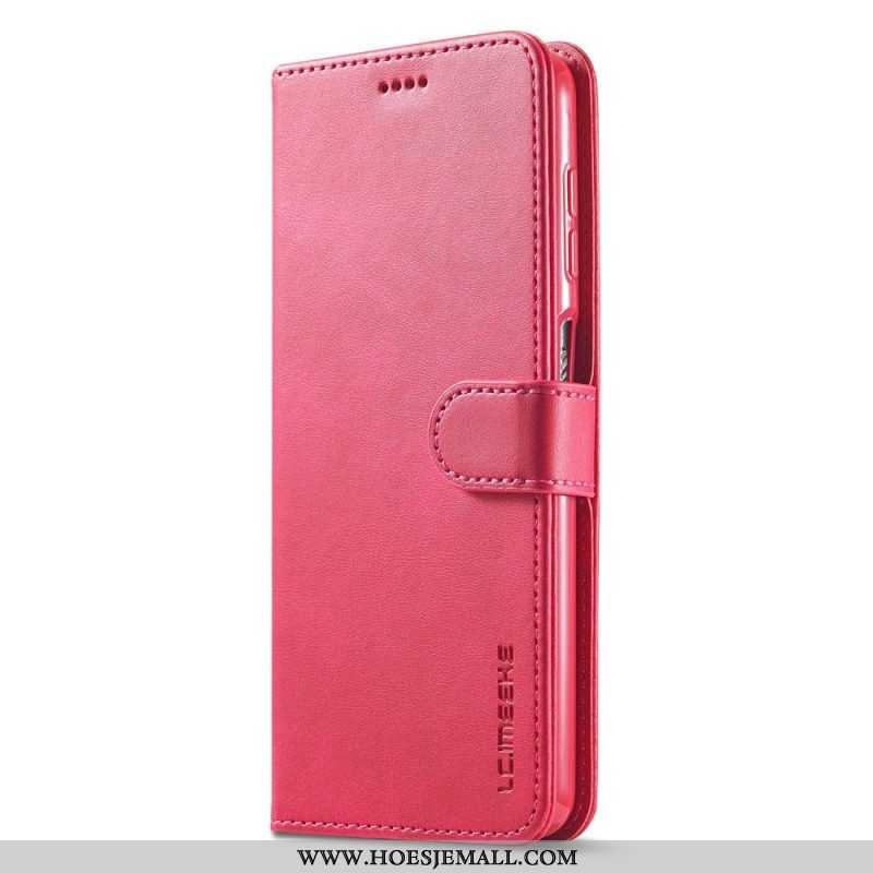 Leren Hoesje voor Samsung Galaxy M32 Lc.imeeke Ledereffect