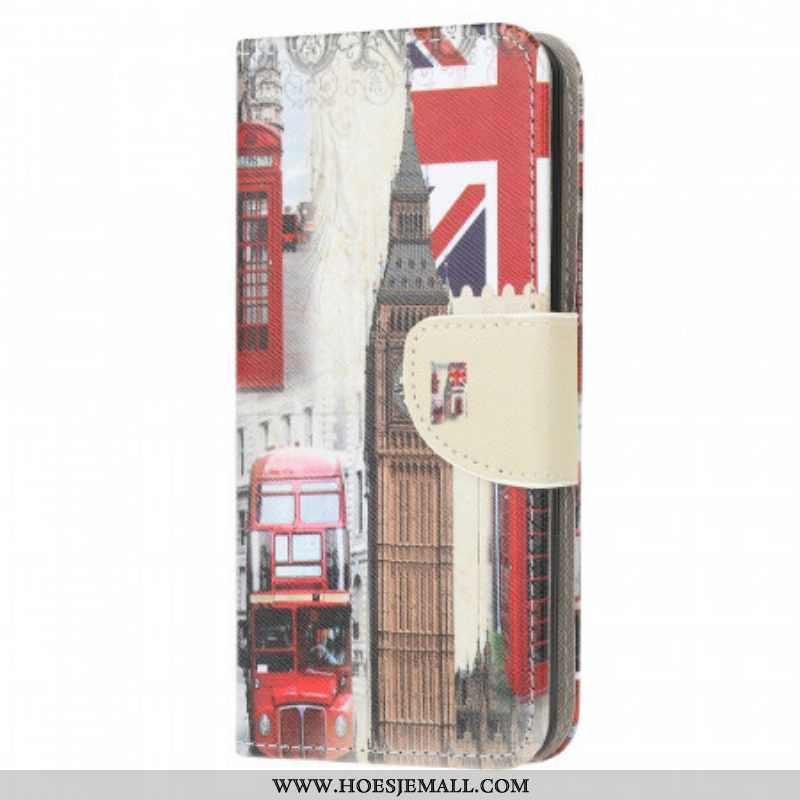 Flip Case voor Samsung Galaxy M32 Het Londense Leven