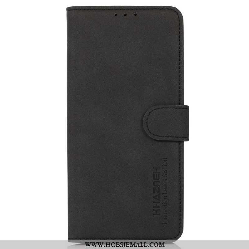 Folio-hoesje voor Samsung Galaxy M33 5G Imitatieleer Khazneh