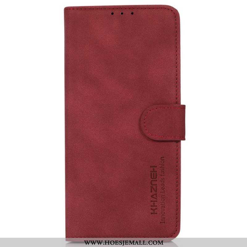 Folio-hoesje voor Samsung Galaxy M33 5G Imitatieleer Khazneh