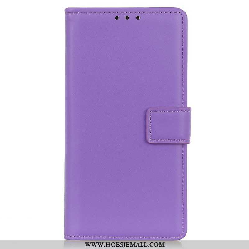 Folio-hoesje voor Samsung Galaxy M33 5G Eenvoudige Lederen Stijl