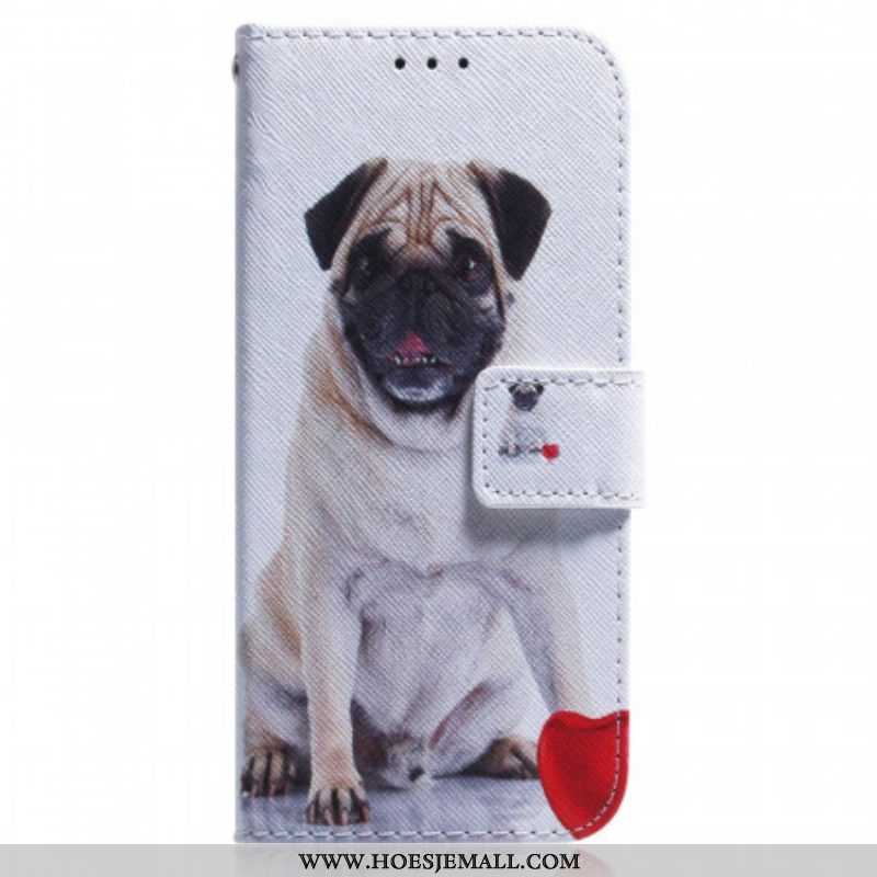 Folio-hoesje voor Samsung Galaxy M33 5G Mops Hond