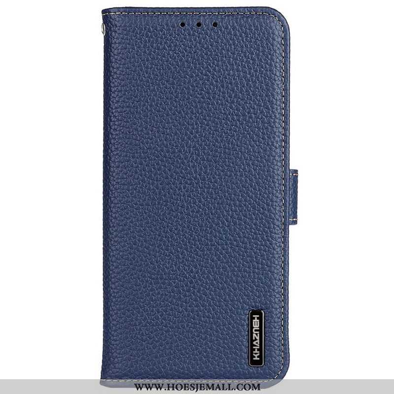 Leren Hoesje voor Samsung Galaxy M33 5G Khazneh Lychee Leer