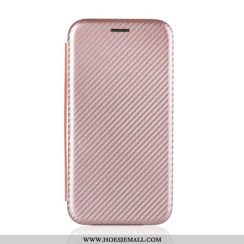 Bescherming Hoesje voor Samsung Galaxy M51 Folio-hoesje Koolstofvezel