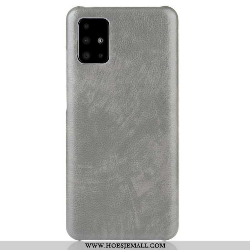 Hoesje voor Samsung Galaxy M51 Litchi-leereffect