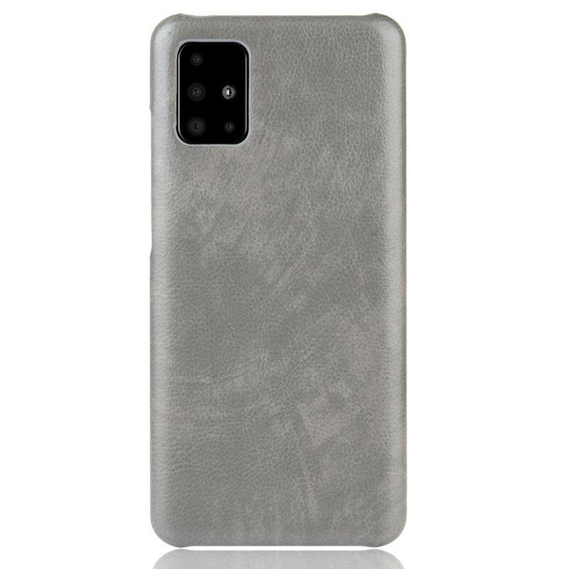 Hoesje voor Samsung Galaxy M51 Litchi-leereffect