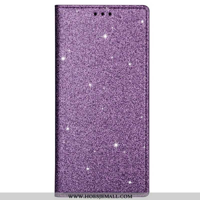 Bescherming Hoesje voor Samsung Galaxy M51 Folio-hoesje Paillettenstijl