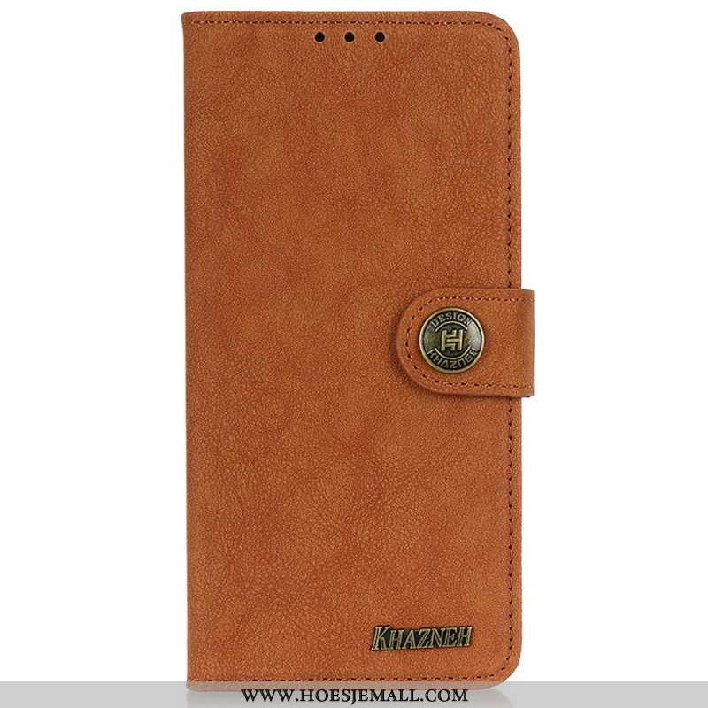 Folio-hoesje voor Samsung Galaxy M52 5G Khazneh Retro Splitleer