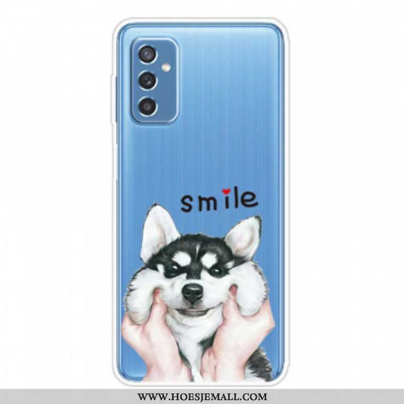 Telefoonhoesje voor Samsung Galaxy M52 5G Wolf Knuffel