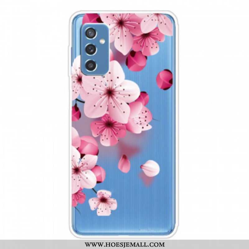 Hoesje voor Samsung Galaxy M52 5G Bloem Regen