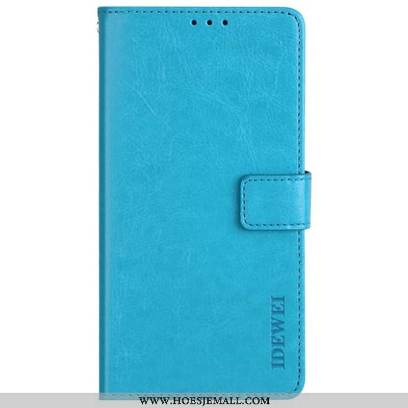 Folio-hoesje voor Samsung Galaxy M52 5G Imitatieleer Idewei