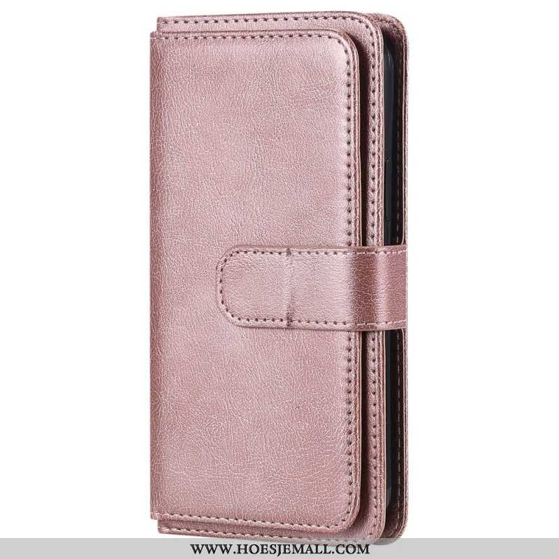 Flip Case voor Samsung Galaxy M52 5G Portemonnee Leren Leer En Portemonnee