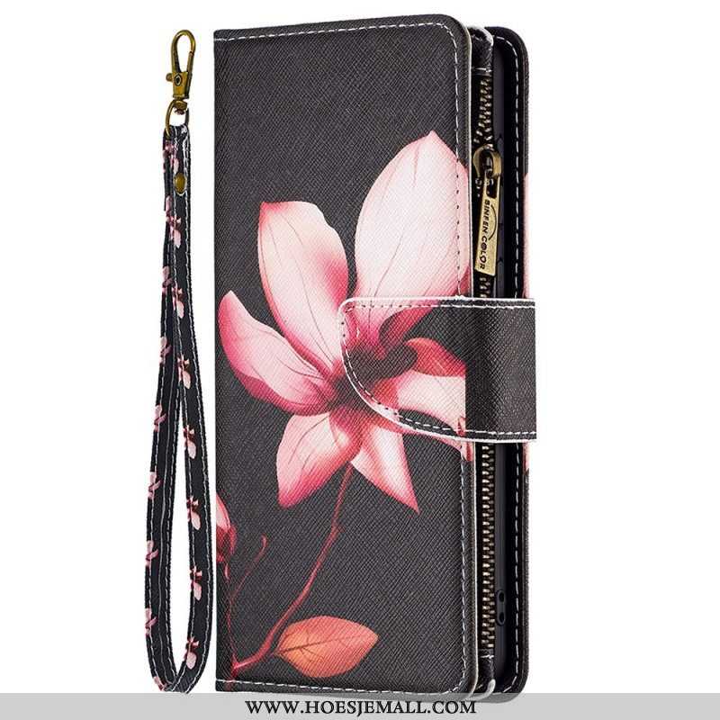 Leren Hoesje voor Samsung Galaxy M53 5G Portemonnee Leren Bloemen Portemonnee