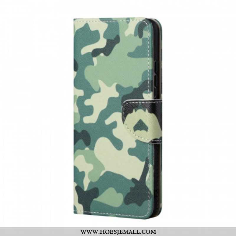 Folio-hoesje voor Samsung Galaxy M53 5G Militaire Camouflage