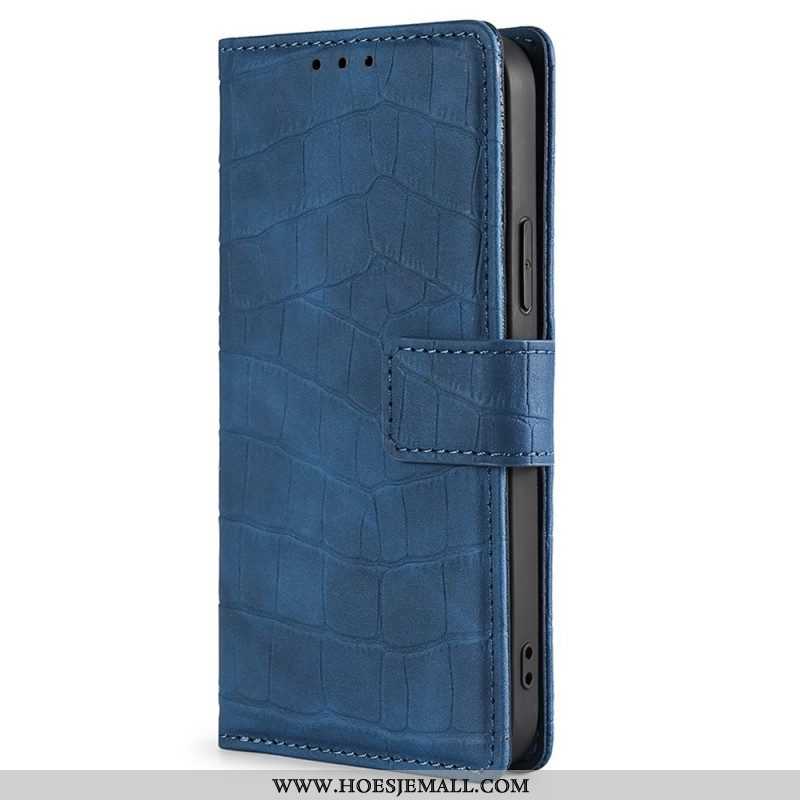 Folio-hoesje voor Samsung Galaxy M53 5G Krokodillenhuidstijl