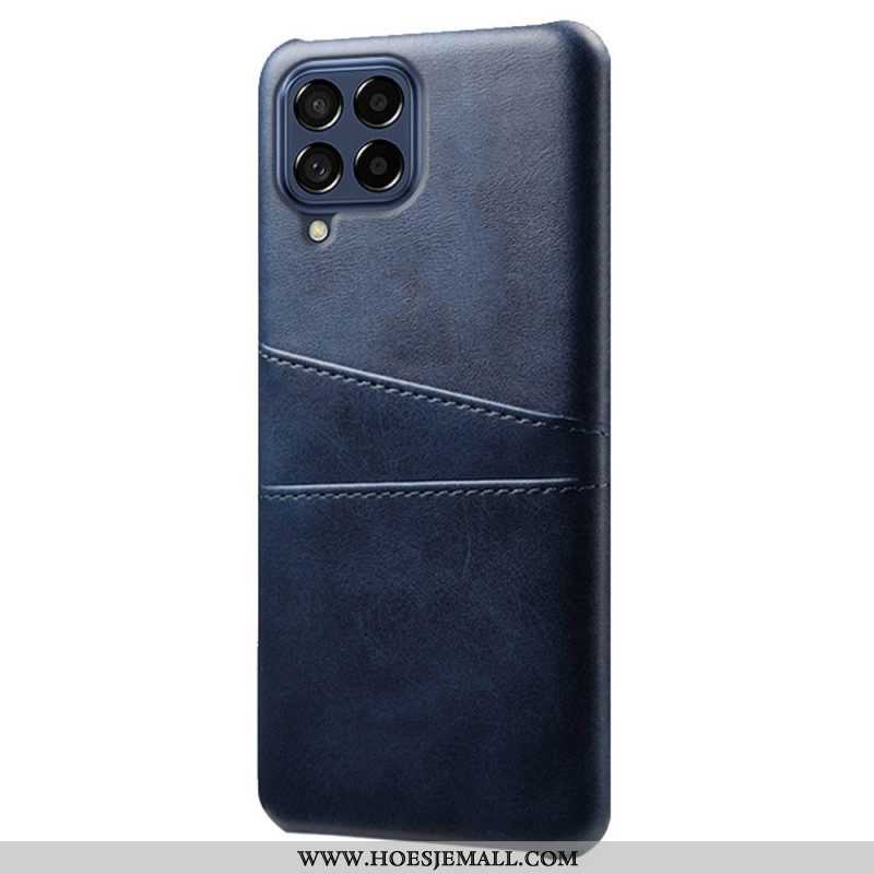 Hoesje voor Samsung Galaxy M53 5G Kaarthouder Met Leereffect