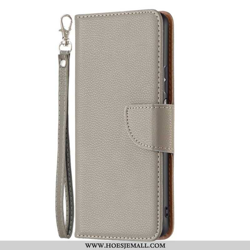 Flip Case voor Samsung Galaxy M53 5G Met Ketting Schuine Riemsluiting