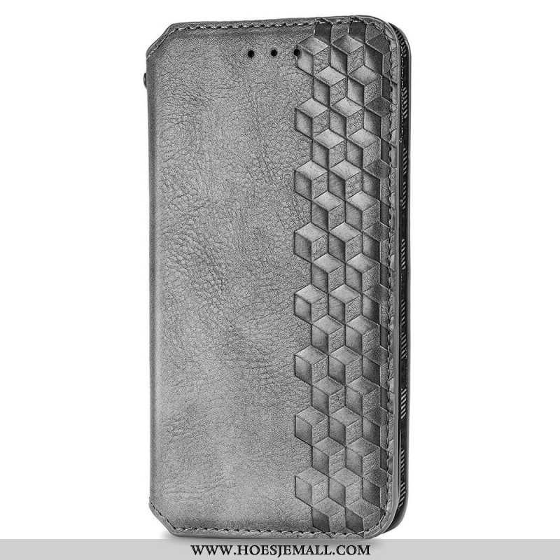 Bescherming Hoesje voor Samsung Galaxy M53 5G Folio-hoesje Patroon Met Leereffect