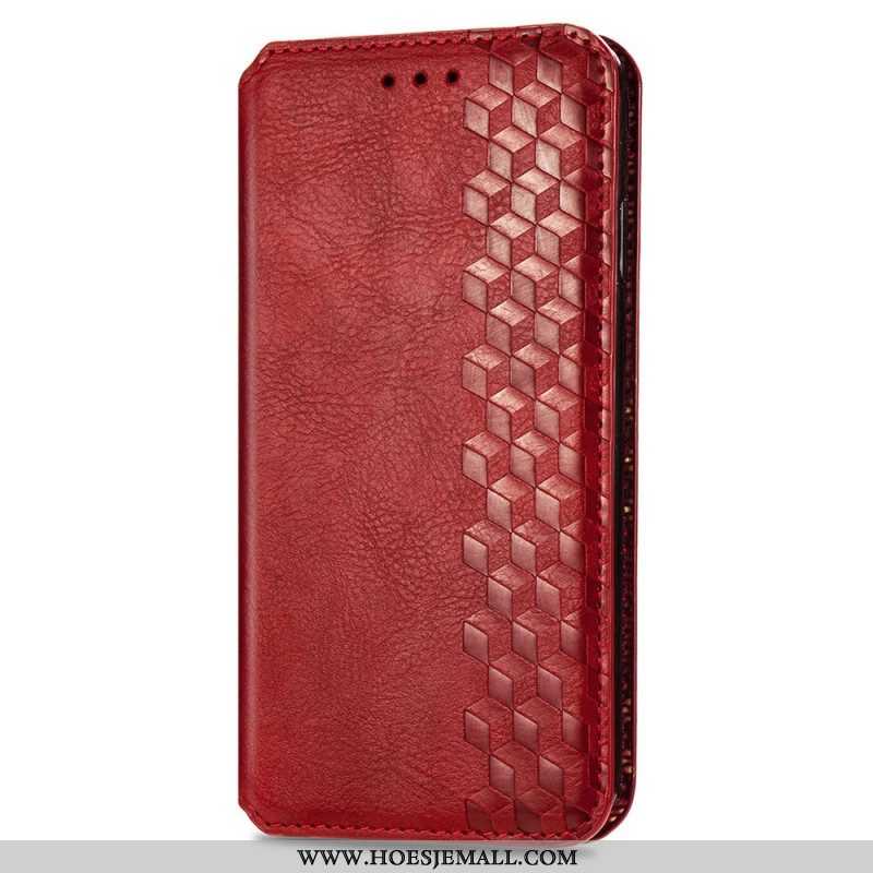 Bescherming Hoesje voor Samsung Galaxy M53 5G Folio-hoesje Patroon Met Leereffect