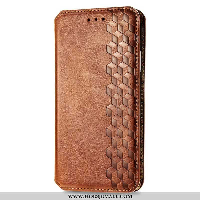 Bescherming Hoesje voor Samsung Galaxy M53 5G Folio-hoesje Patroon Met Leereffect