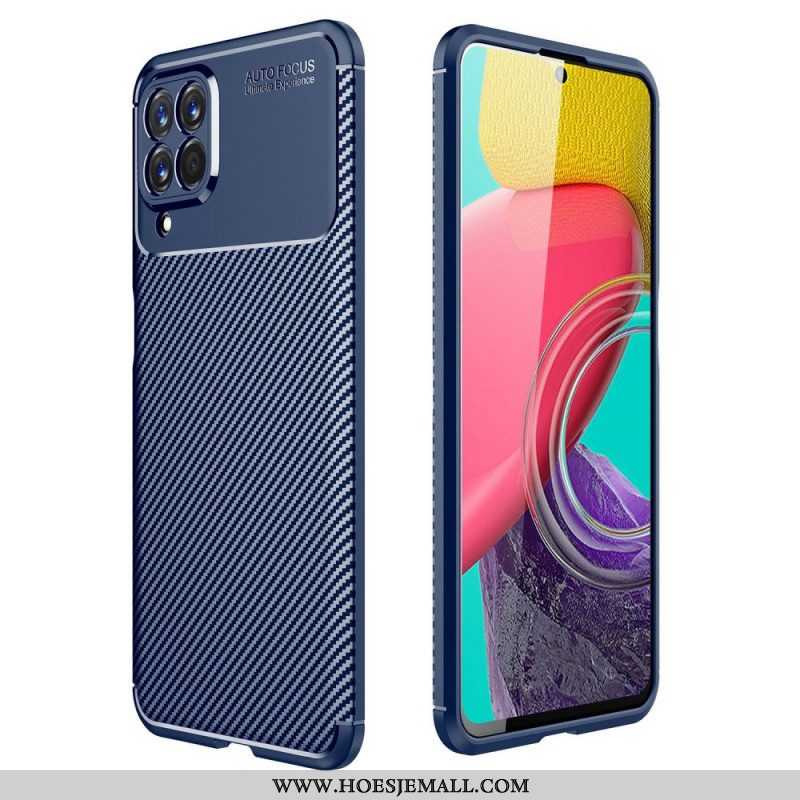 Hoesje voor Samsung Galaxy M53 5G Flexibele Koolstofvezel