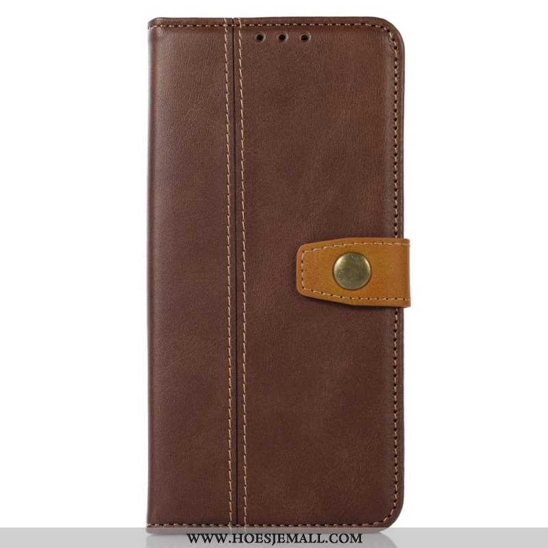 Folio-hoesje voor Samsung Galaxy M53 5G Vintage Riem