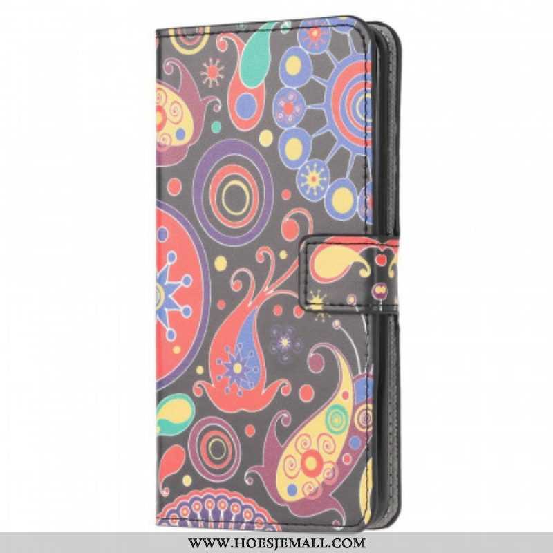 Folio-hoesje voor Samsung Galaxy M53 5G Galaxy Patroon