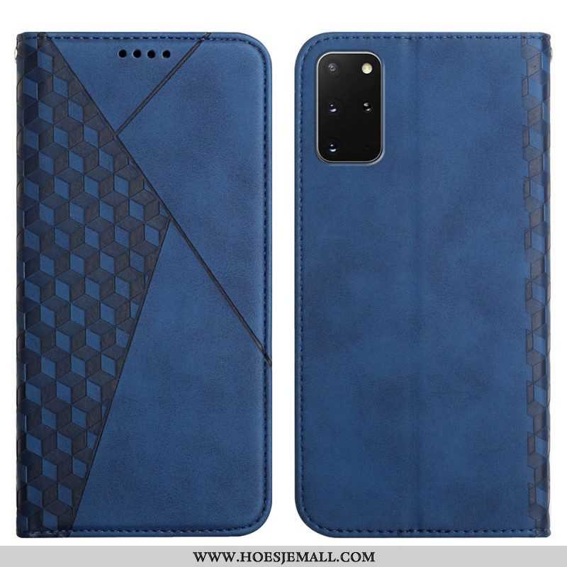 Bescherming Hoesje voor Samsung Galaxy S20 Plus / S20 Plus 5G Folio-hoesje Geo Leereffect