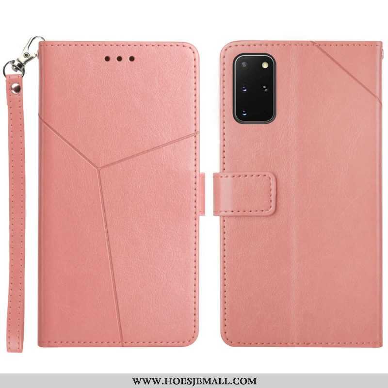 Folio-hoesje voor Samsung Galaxy S20 Plus / S20 Plus 5G Stijl Leer Geo Y Design