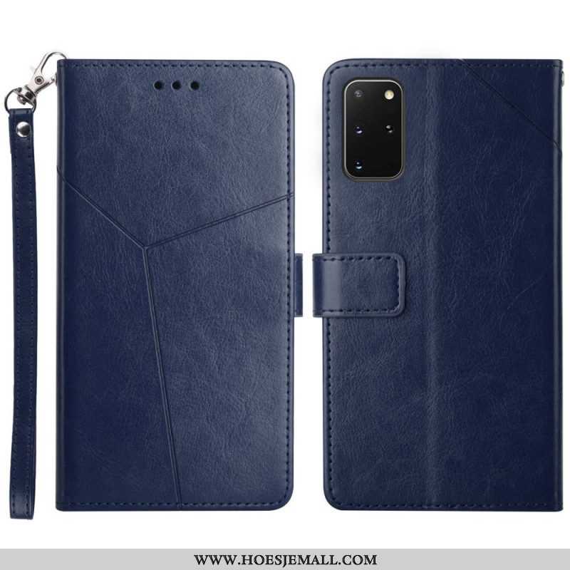 Folio-hoesje voor Samsung Galaxy S20 Plus / S20 Plus 5G Stijl Leer Geo Y Design