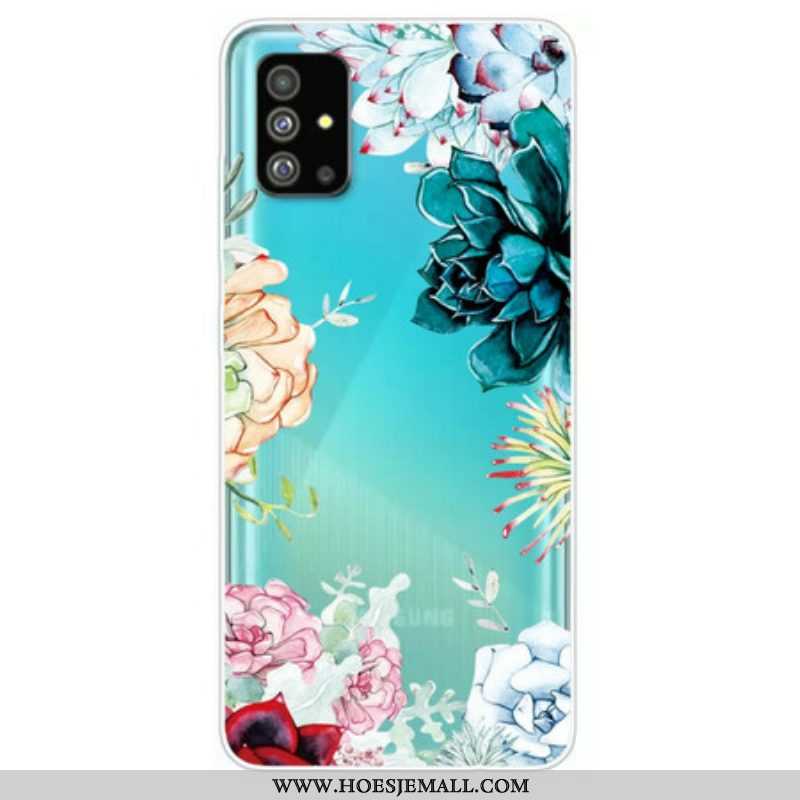 Hoesje voor Samsung Galaxy S20 Plus / S20 Plus 5G Aquarel Bloemen