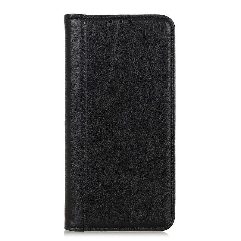 Bescherming Hoesje voor Samsung Galaxy S21 5G Folio-hoesje Elegantie Split Litchi Leer