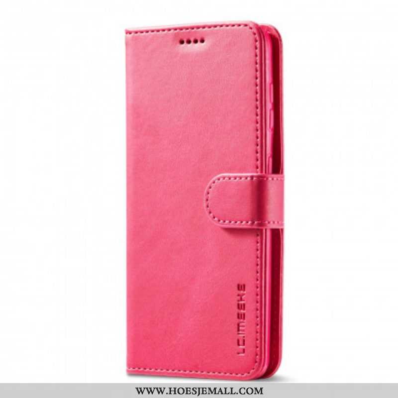 Flip Case voor Samsung Galaxy S21 5G Lc.imeeke Ledereffect