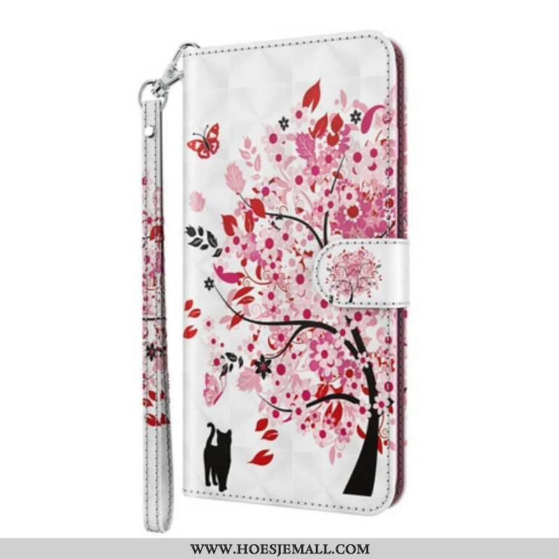 Folio-hoesje voor Samsung Galaxy S21 5G Roze Boom