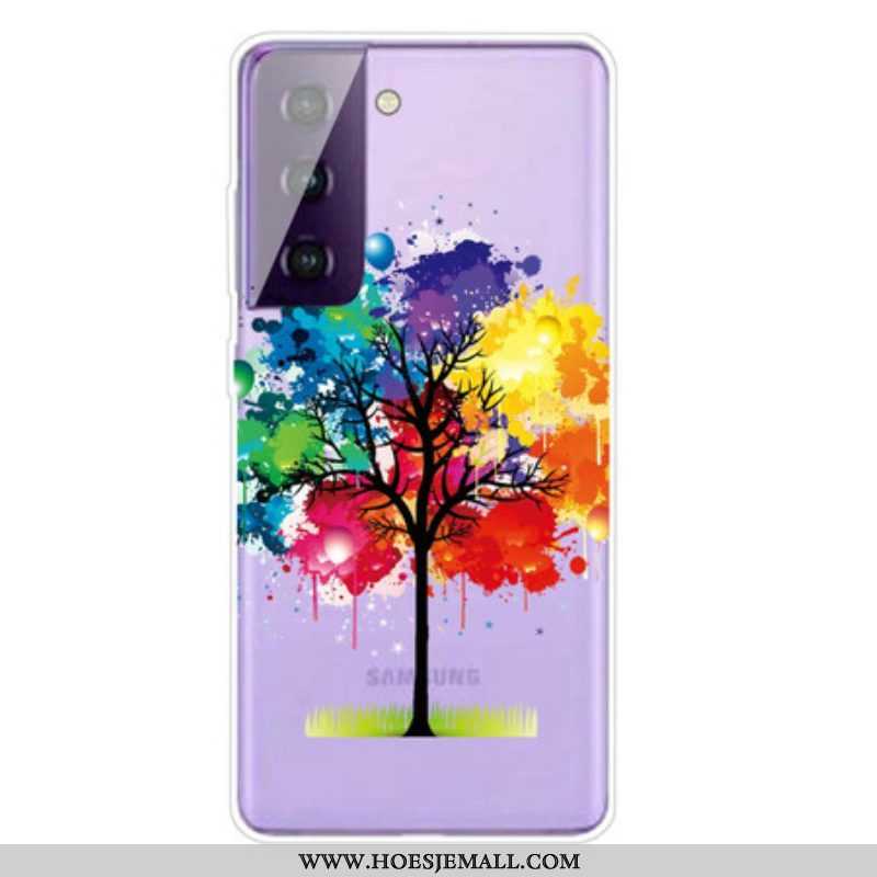 Hoesje voor Samsung Galaxy S21 5G Aquarel Boom