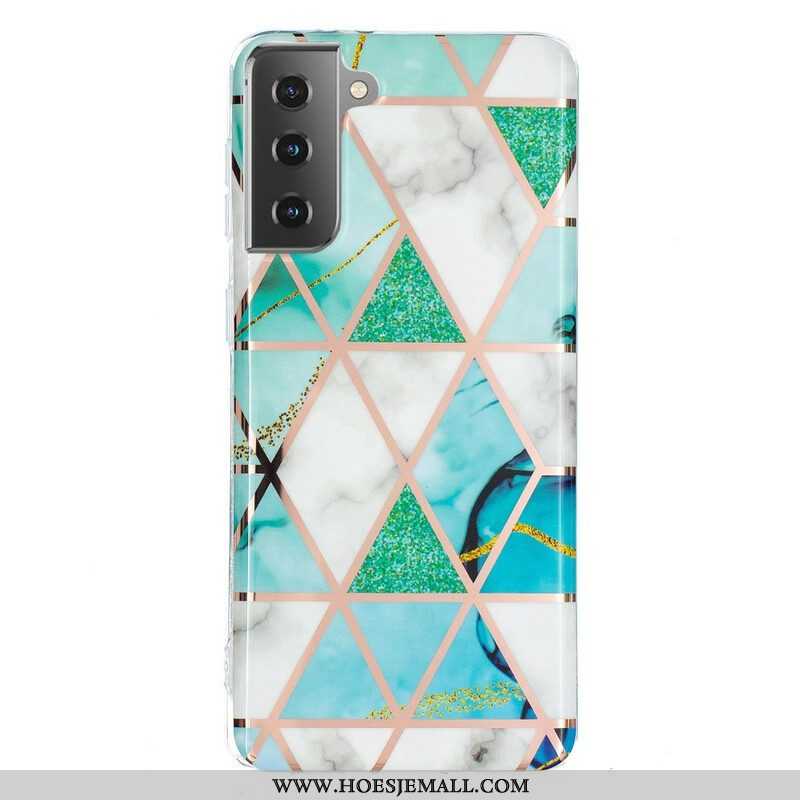 Hoesje voor Samsung Galaxy S21 5G Ultradesign Marmer