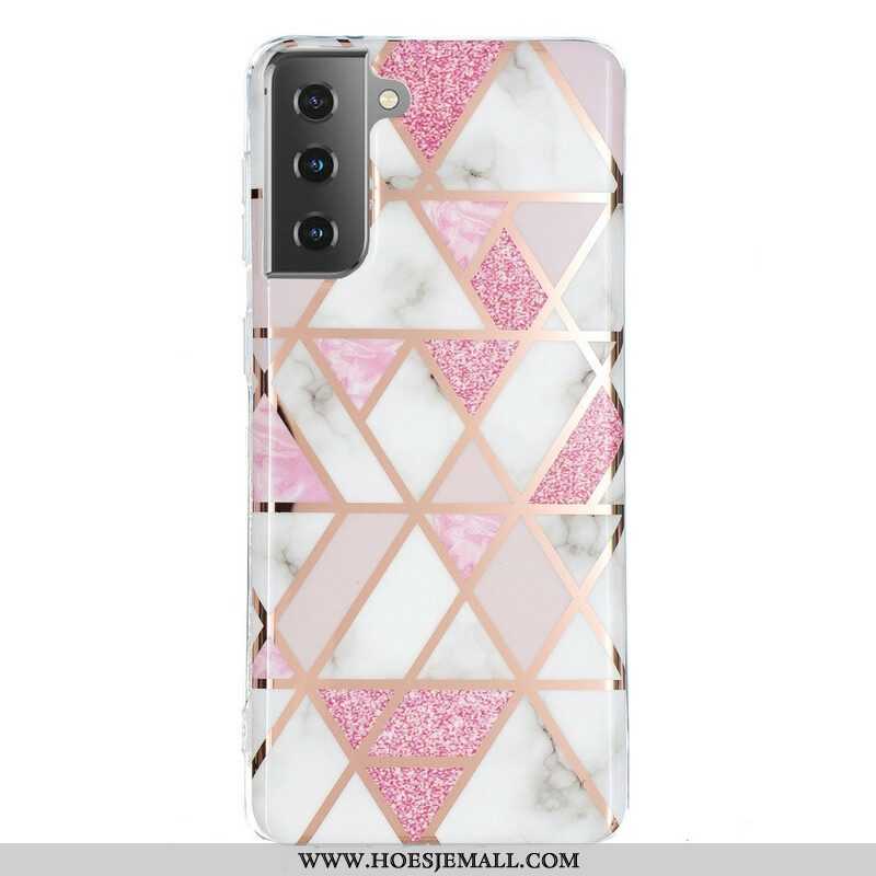 Hoesje voor Samsung Galaxy S21 5G Ultradesign Marmer