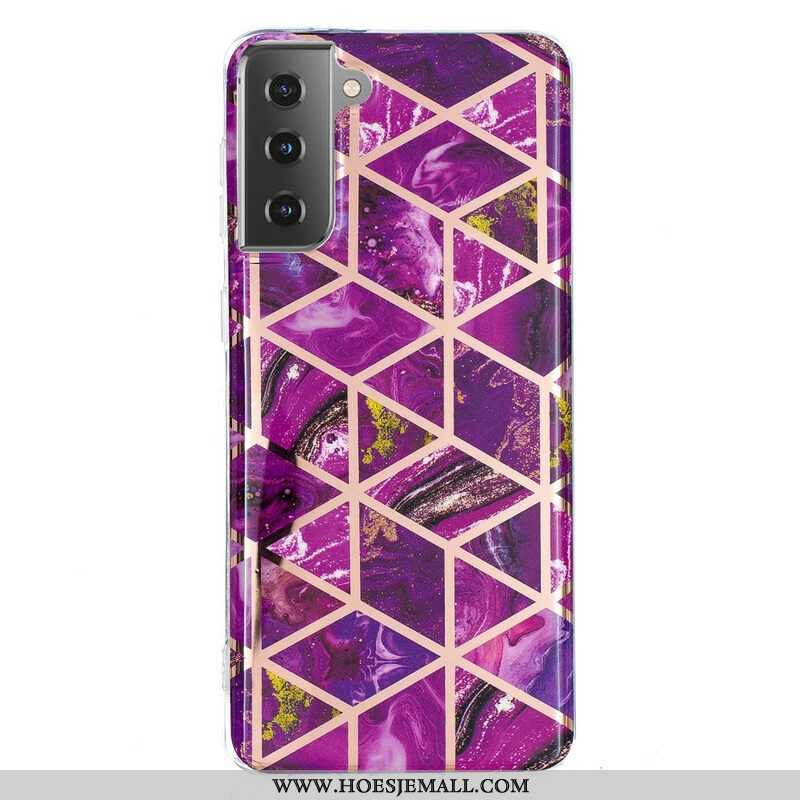 Hoesje voor Samsung Galaxy S21 5G Ultradesign Marmer