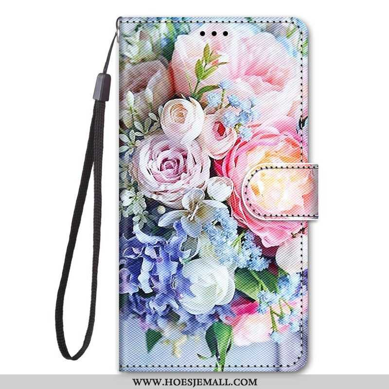 Flip Case voor Samsung Galaxy S21 5G Bloemen Wonder