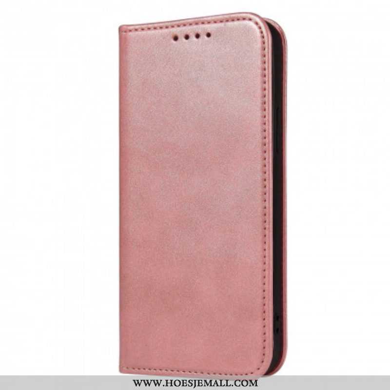 Bescherming Hoesje voor Samsung Galaxy S21 5G Folio-hoesje Leereffect In Zakelijke Stijl