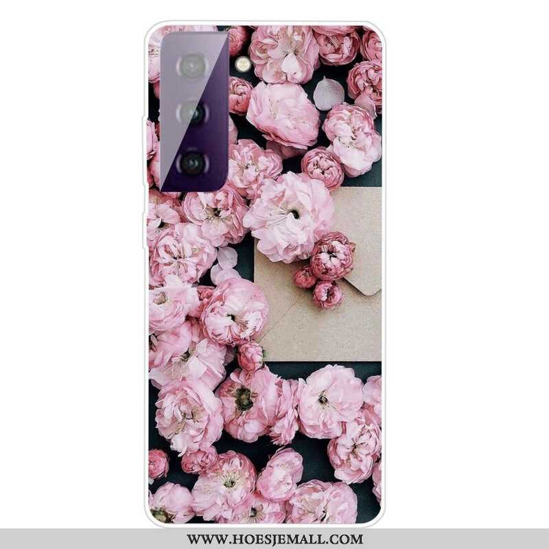 Hoesje voor Samsung Galaxy S21 5G Intense Bloemen