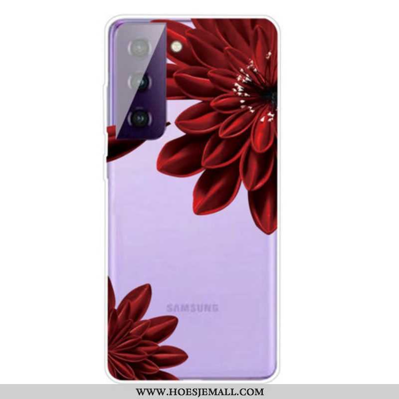 Telefoonhoesje voor Samsung Galaxy S21 5G Wilde Bloemen