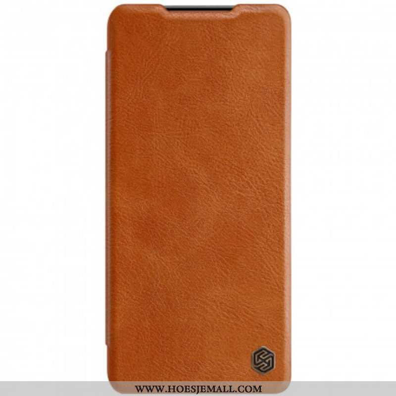 Bescherming Hoesje voor Samsung Galaxy S21 5G Folio-hoesje Nillkin Qin-serie