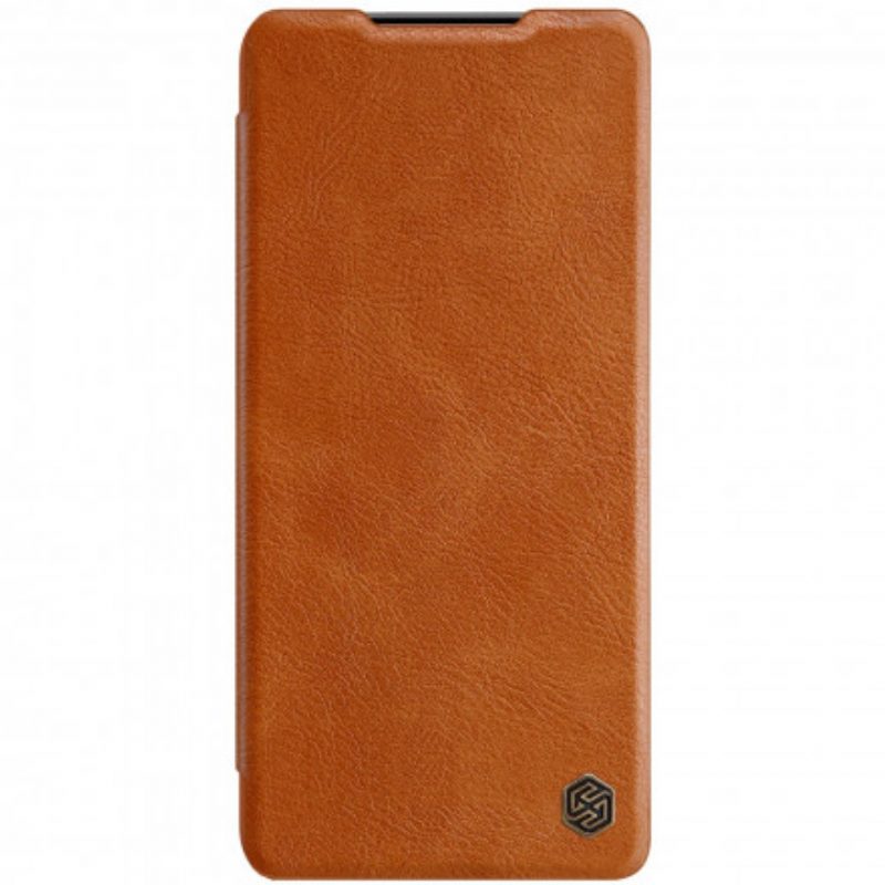 Bescherming Hoesje voor Samsung Galaxy S21 5G Folio-hoesje Nillkin Qin-serie