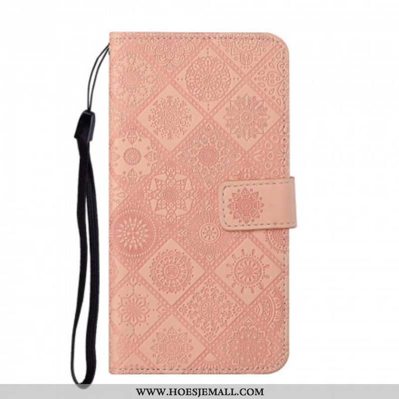 Folio-hoesje voor Samsung Galaxy S21 5G Tapijt Patroon