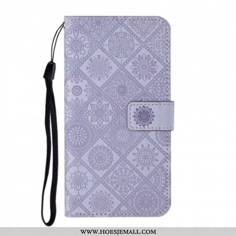 Folio-hoesje voor Samsung Galaxy S21 5G Tapijt Patroon