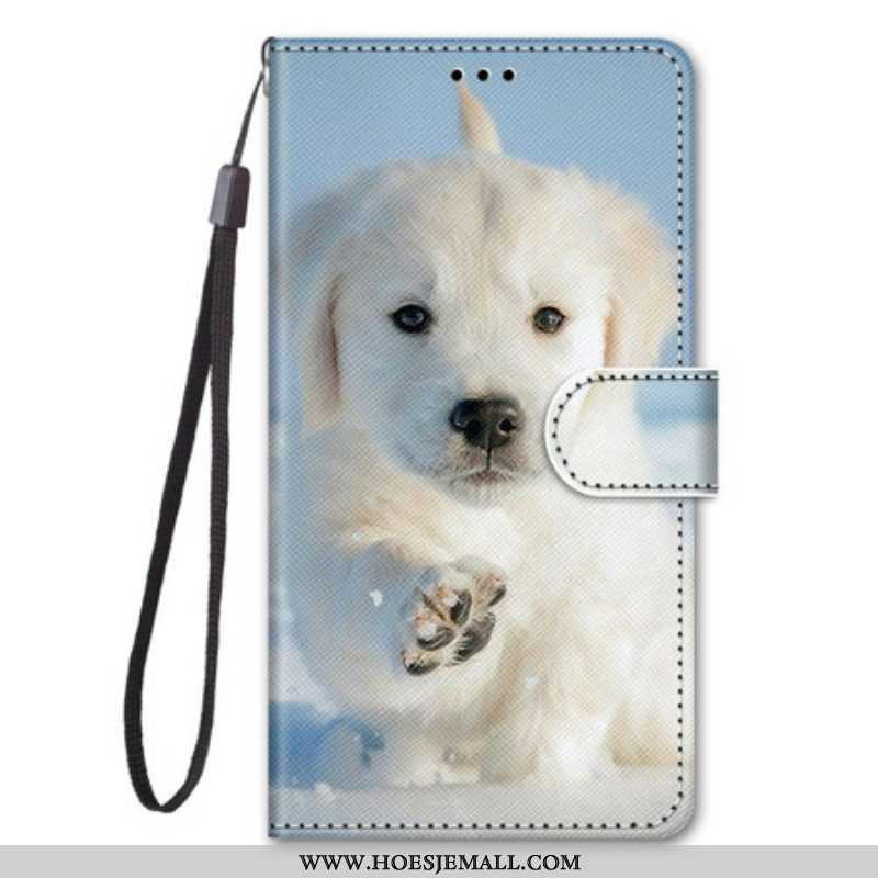 Folio-hoesje voor Samsung Galaxy S21 5G Schattige Hond