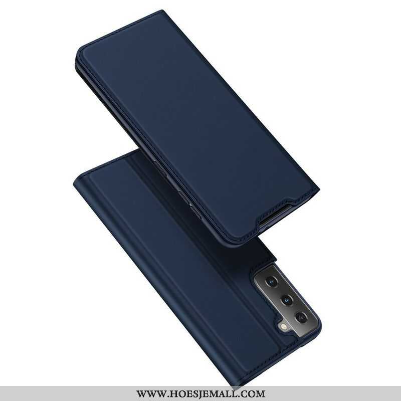 Bescherming Hoesje voor Samsung Galaxy S21 5G Folio-hoesje Skinpro Dux Ducis