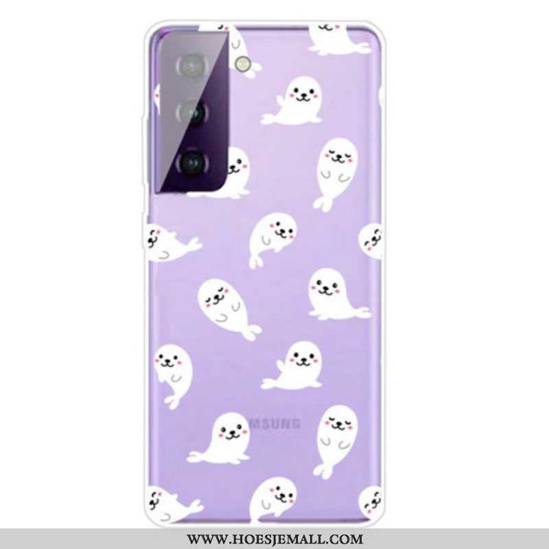 Hoesje voor Samsung Galaxy S21 5G Top Zeeleeuwen